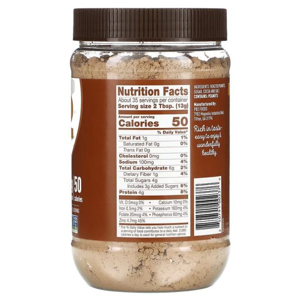 PB2 Peanut Powder with Cocoa (453 gram) Facts