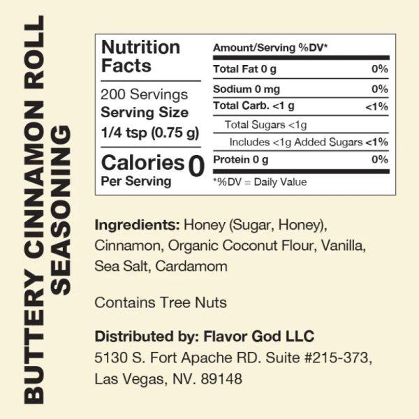 Buttery Cinnamon Roll Topper Facts