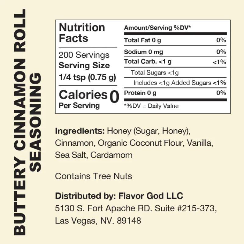 Buttery Cinnamon Roll Topper Facts