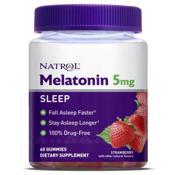 Melatonin Sleep 5mg Strawberry (60 gummies)