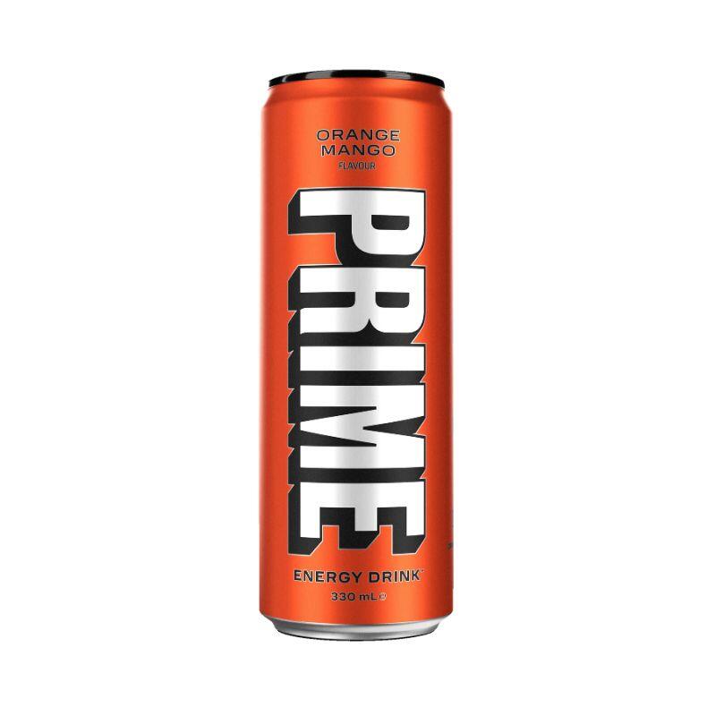PRIME Energy Drink By Logan Paul x KSI. (3 x 330ml) Orange Mango