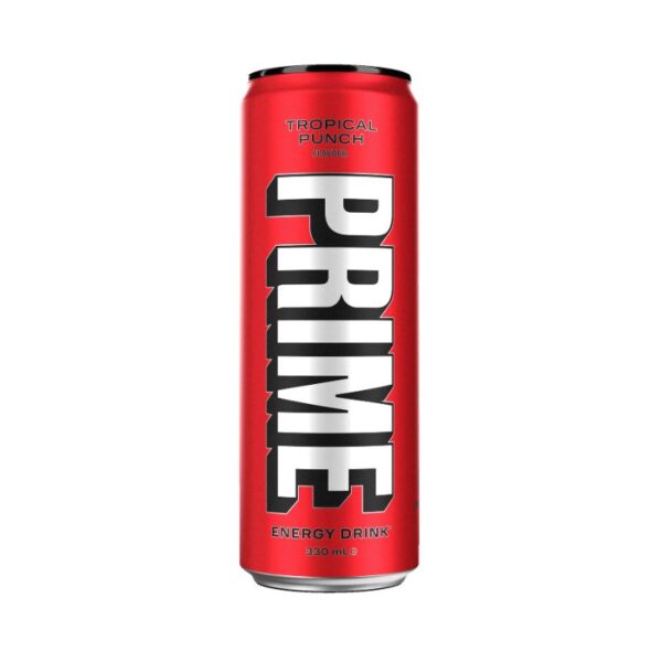 PRIME Energy Drink By Logan Paul x KSI. (3 x 330ml) Tropical Punch