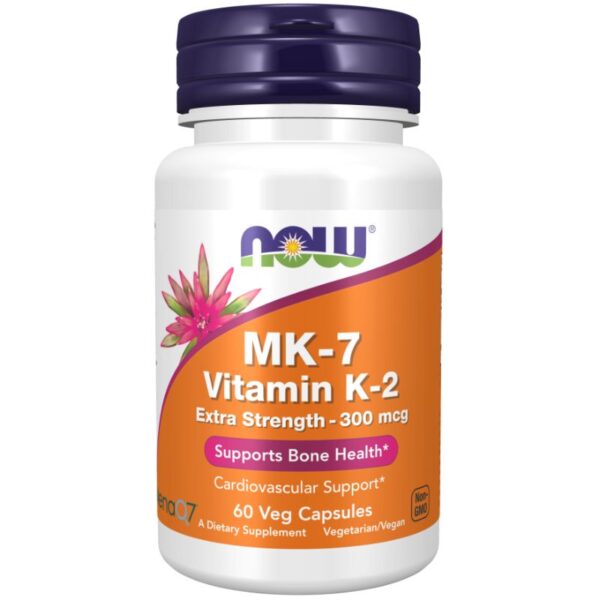 MK-7 Vitamin K-2, Extra Strength 300 mcg (60 Vcaps)