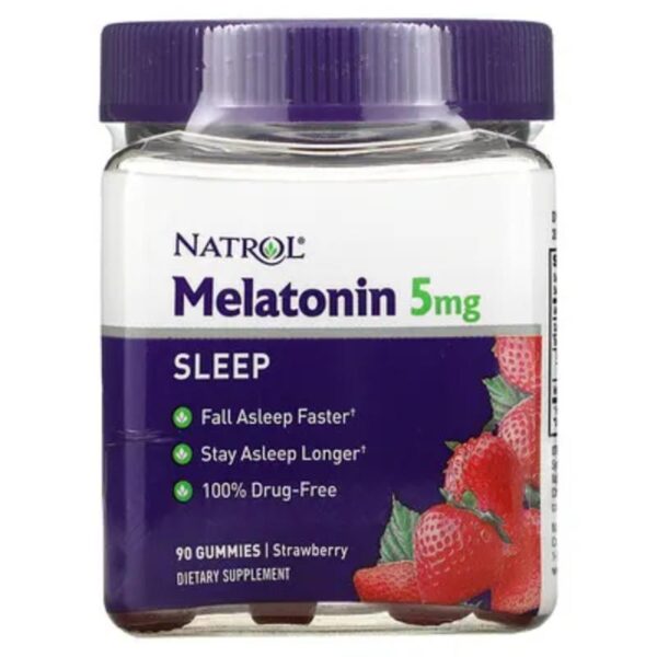 Melatonin Sleep 5mg Strawberry (90 gummies)