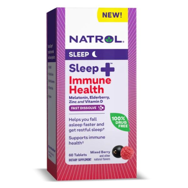 Natrol Sleep + Immune Health, Mixed Berry (60 tabs)