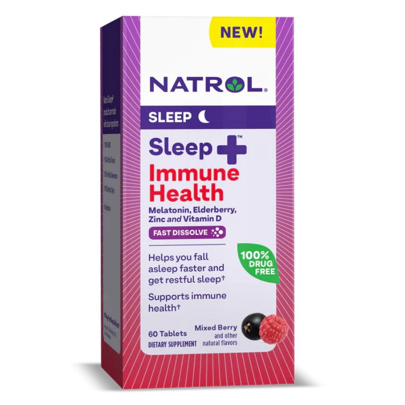 Natrol Sleep + Immune Health, Mixed Berry (60 tabs)