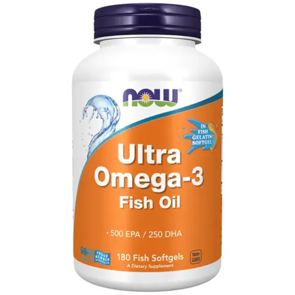 Ultra Omega-3 Fish Oil (180 fish gelatin softgels)