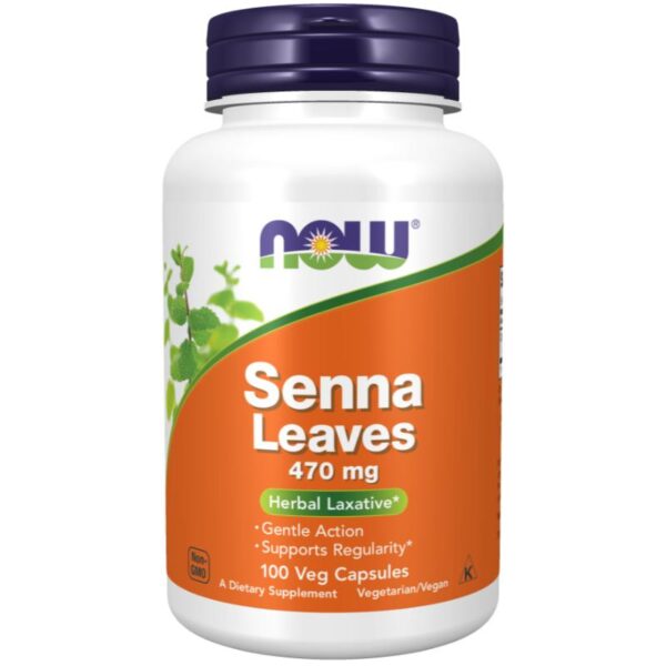 Senna Leaves 470 mg (100 Veg Caps)