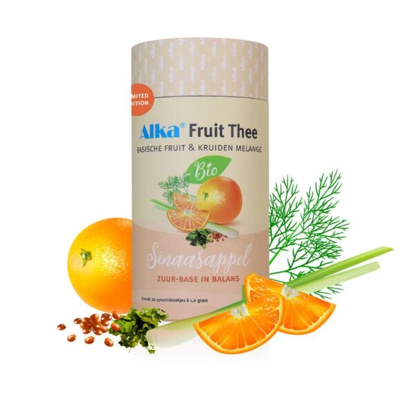 Alka® Fruit Thee, Basische Fruit (22 zakjes) Sinaasappel
