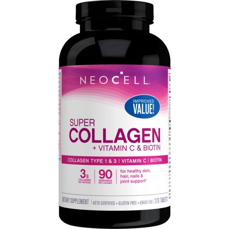 Super Collagen + Vitamin C & Biotin (270 tabl)