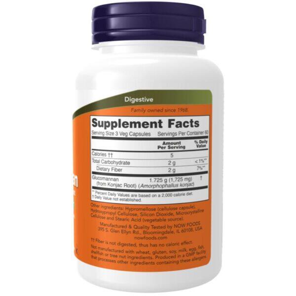 Glucomannan 575mg Now Foods