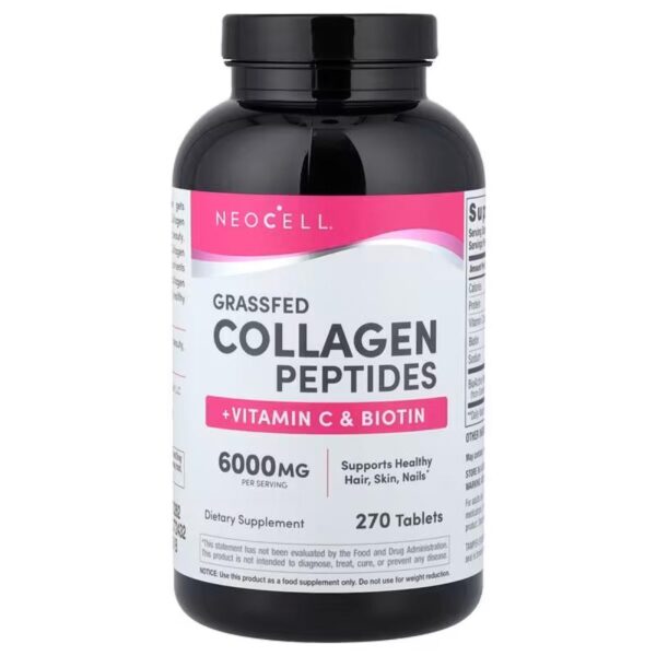 Grassfed Collagen Peptiden + Vitamin C & Biotin (270 tabl) NeoCell