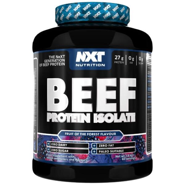 NXT Nutrition BEEF Protein Isolate (1.8kg) Fruit of the Forest