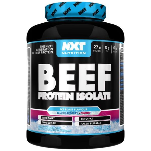 NXT Nutrition BEEF Protein Isolate (1.8kg) Ice Blast