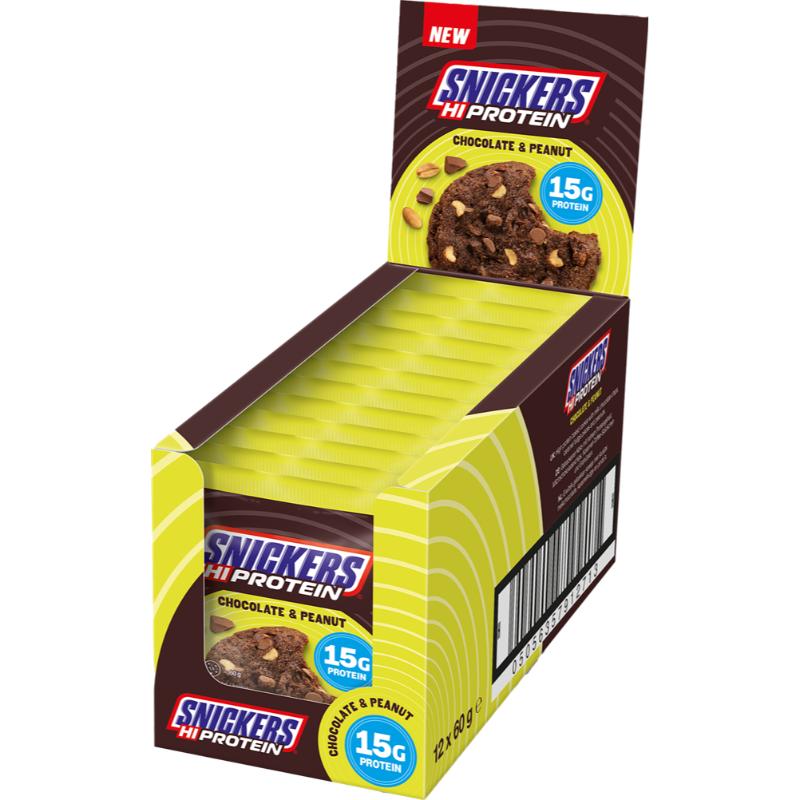 Snickers Hi-Protein Cookie (12 x 60g) Chocolate Peanut