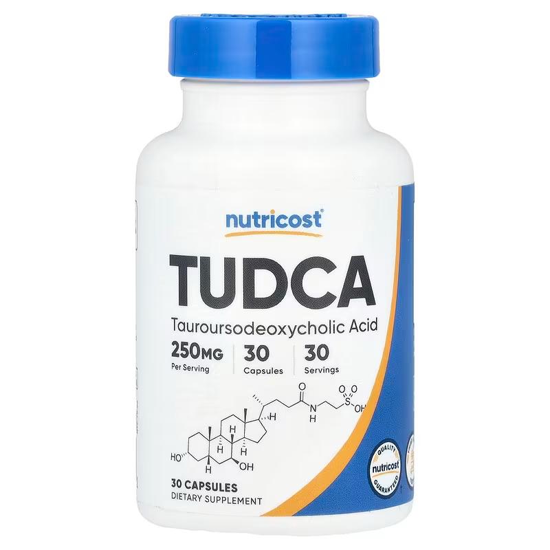 TUDCA 250 mg (30 Caps) Nutricost