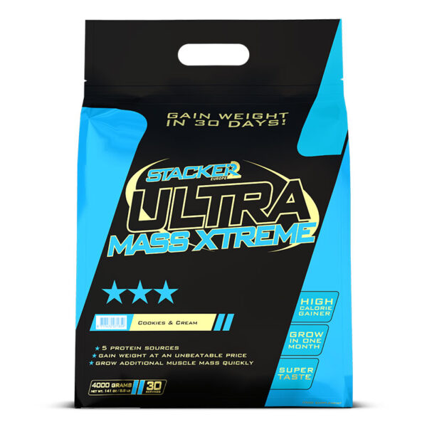 Ultra Mass Xtreme (4kg) Cookies & Cream Stacker2
