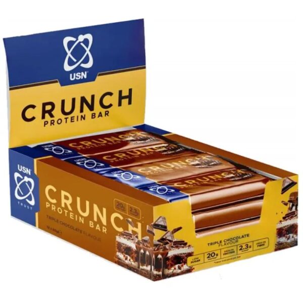 Crunch Protein Bar (12x60 gram) Triple Chocolate USN