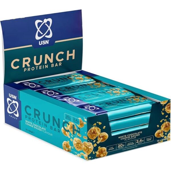 Crunch Protein Bar (12x60 gram) White Ch. Cookie Dough USN