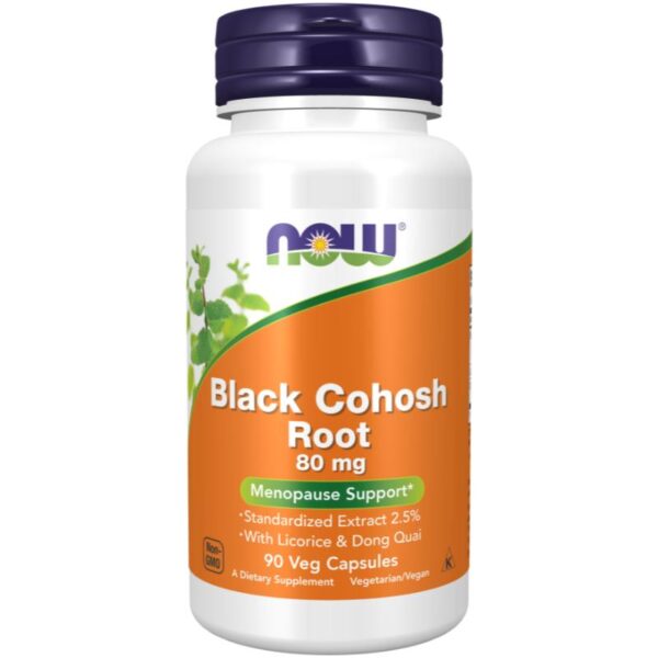 Black Cohosh Root 80mg (90 Vcaps) Now Foods