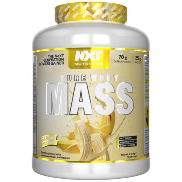 Pure Whey Mass (3.1kg) Banana NXT Nutrition