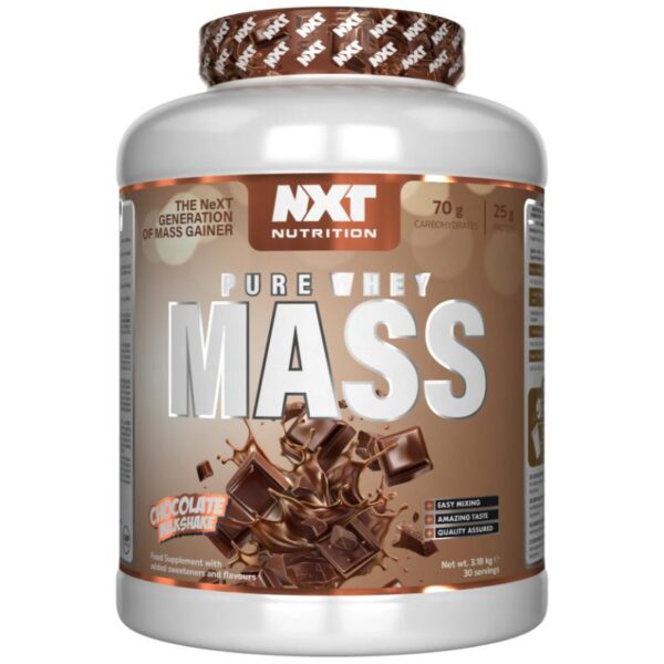 Pure Whey Mass (3.1kg) Chocolate NXT Nutrition