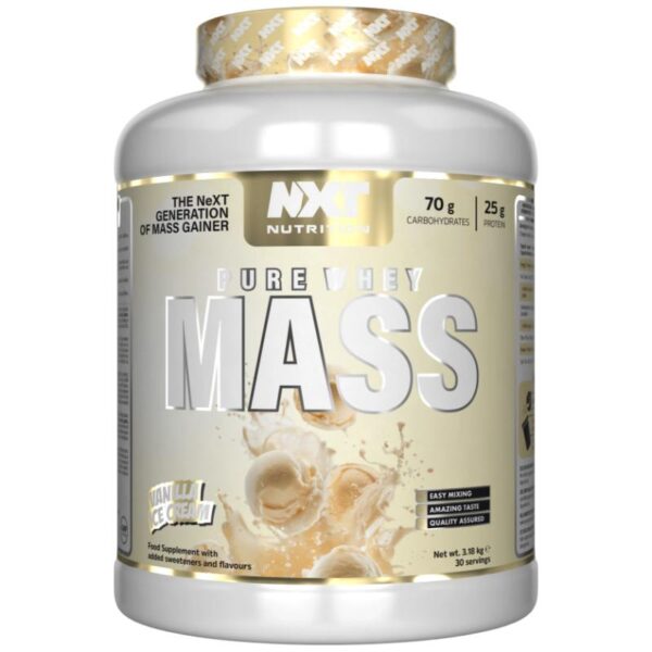 Pure Whey Mass (3.180kg) Vanilla NXT Nutrition
