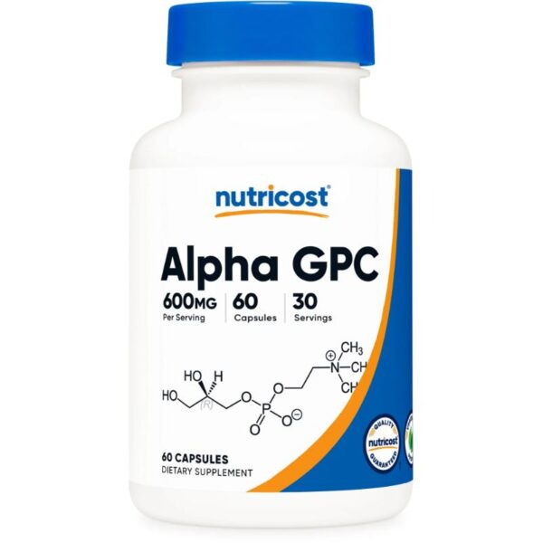 Alpha GPC 600mg (60 Caps) Nutricost