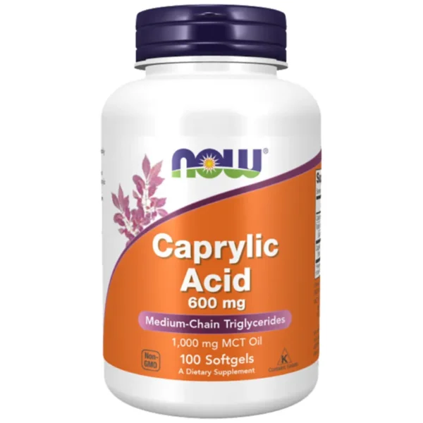 Caprylic Acid 600 mg (100 softgels)