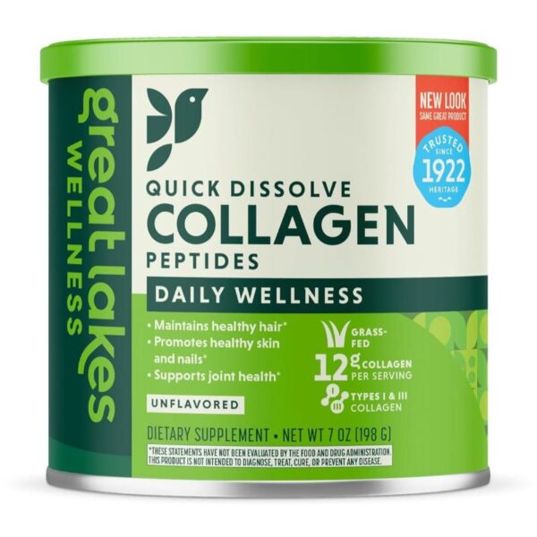 Quick Dissolve Collagen Peptides (198 g) Great Lakes Wellness