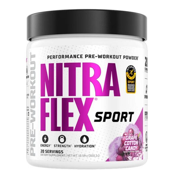 Nitra Flex Sport (20 doseringen) Grape Cotton Candy